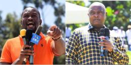 Collage of ODM SG Edwin Sifuna and ODM DPL Godfrey Osotsi.